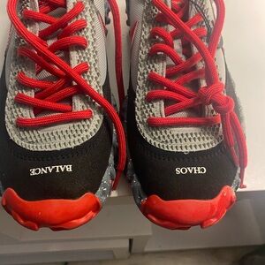 Nike Red and Black Athletic Shoes for Trail Running